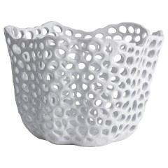 DECO BOWL TOGO CERAMICS WHITE 